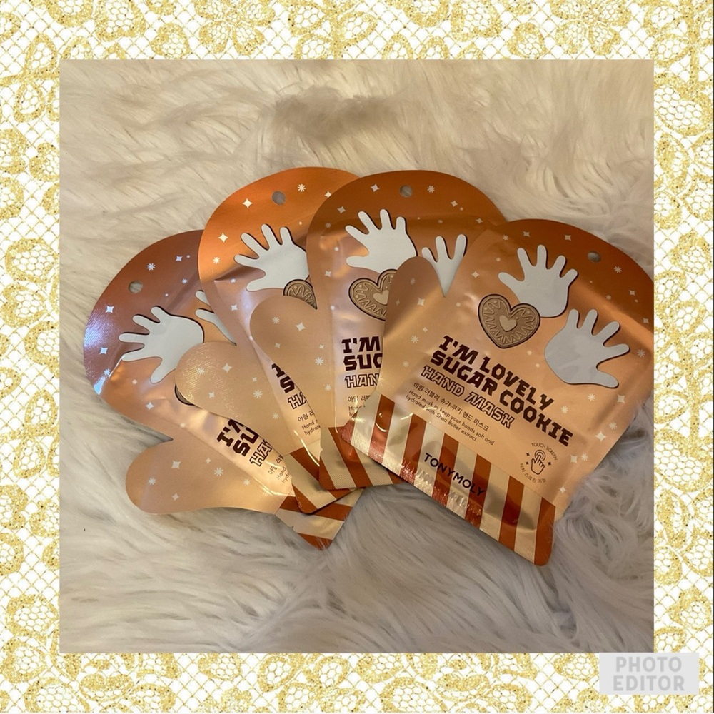 Tony Moly Sugar Cookie Hand Mask - New x4